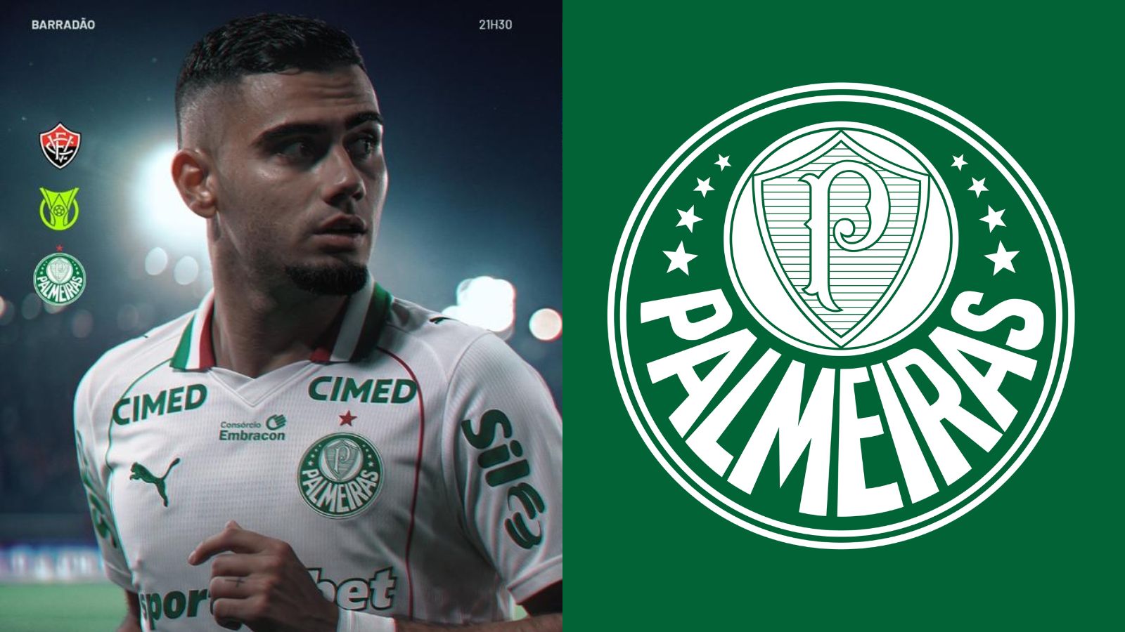 Vitória x Palmeiras: acabou de sair as escalações