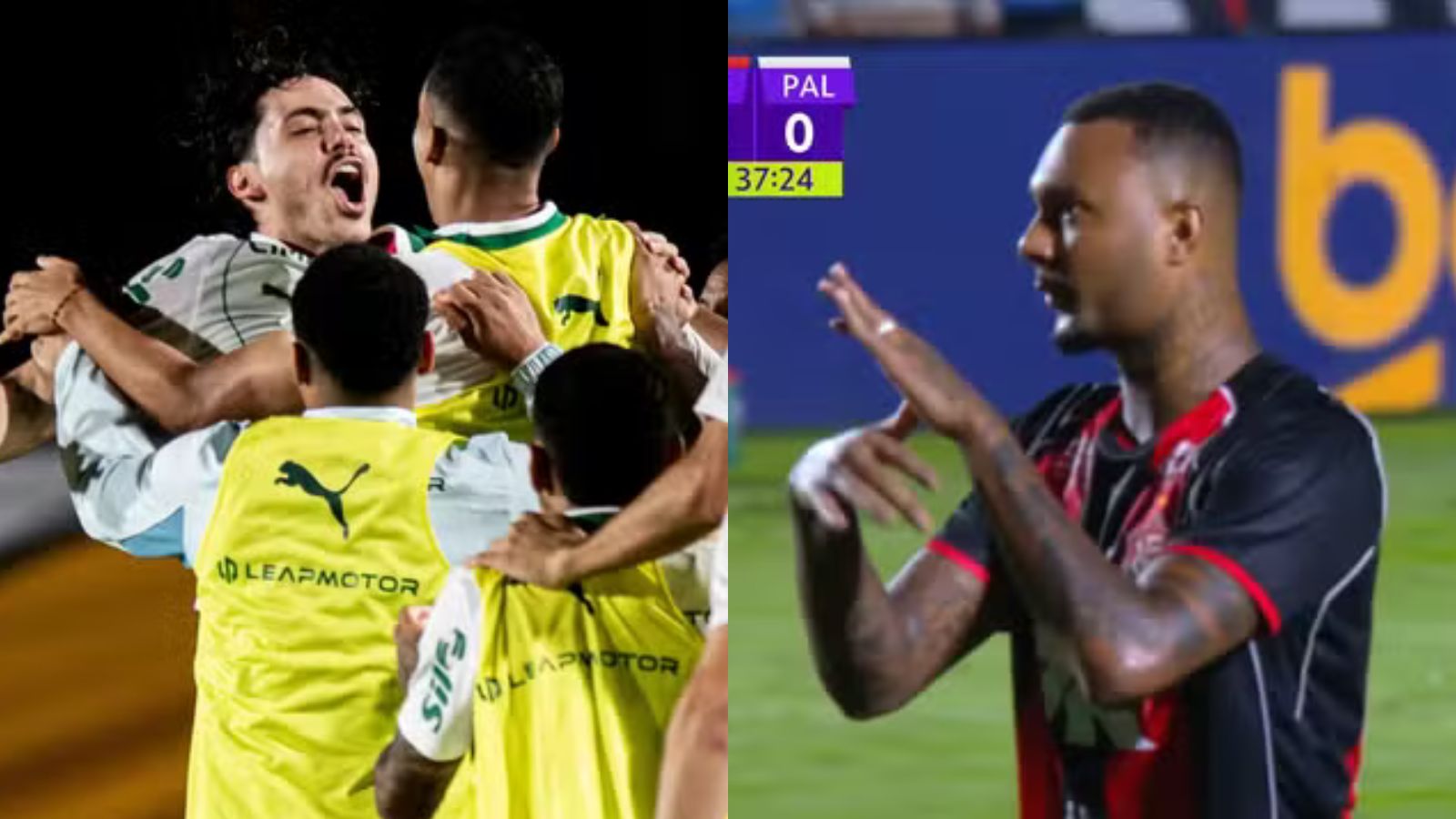 Palmeiras goleia o Vitória em jogo marcado por expulsões