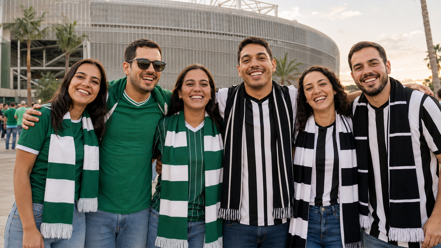 Palmeiras: torcedores do Atlético-MG exaltam amizade com palmeirenses